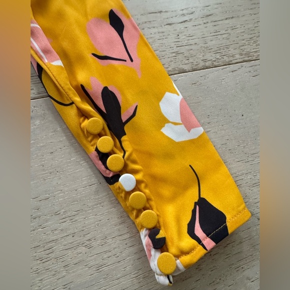 NWOT Self-Portrait Floral Twist Neck Mini Dress 2 - Picture 9 of 13